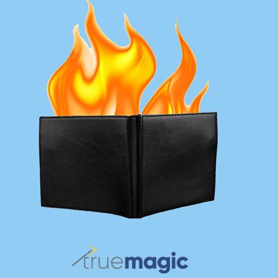 Stock Pilihan Dompet Api Fire Wallet (Alat Sulap, Dompet Sulap)