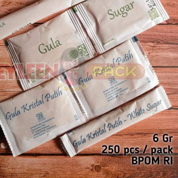 

❁ White Sugar Sachet / Gula Putih Sachet isi Gula Hotel Sachet ➢