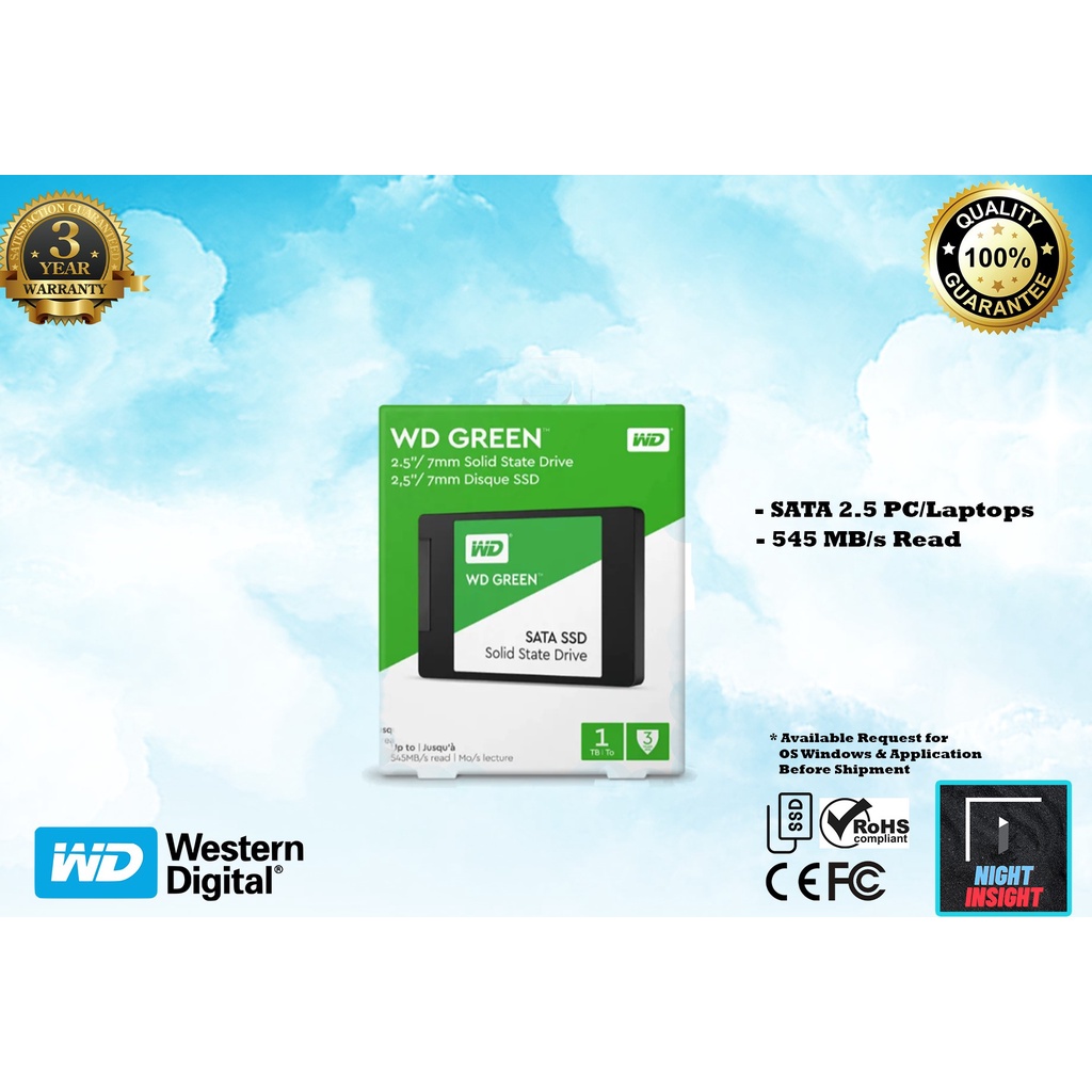 SSD WD Green Original Quality 1 TB