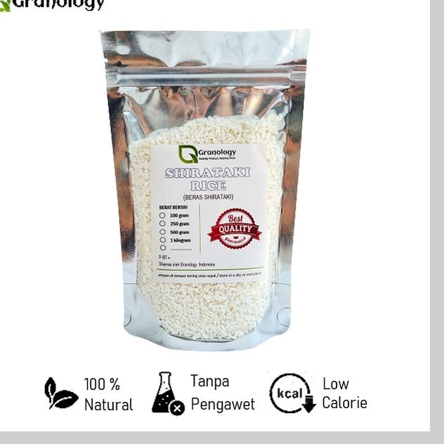 

▼ Beras Shirataki Konnyaku / Beras Diet (250 gram) by Granology ➹