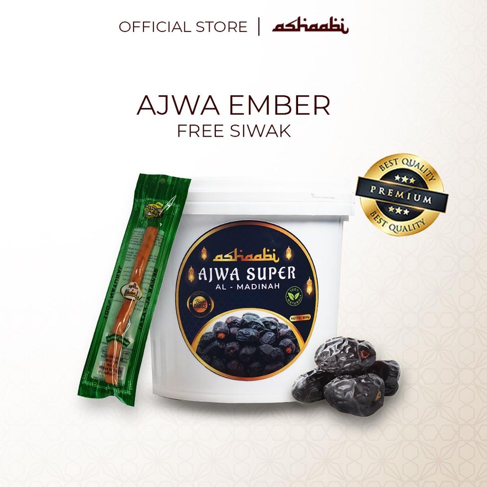 

12.12 Product HOT Kurma Ajwa Ember Super Premium Grade A Korma Ajwa Toples Jumbo !