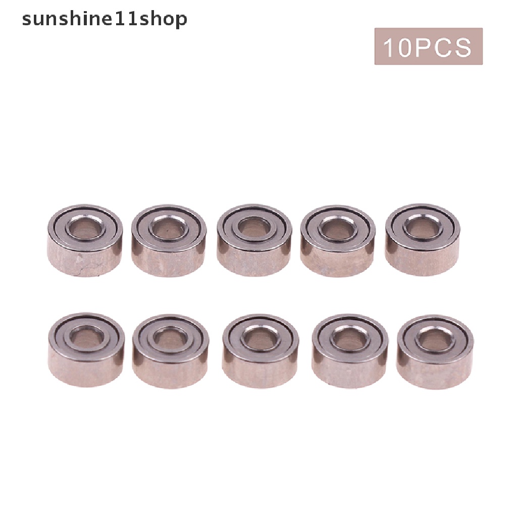 Sho 10pcs 682ZZ 2 * 5 * 2.3mm Bearing Terlindung Alur Dalam ball Bearing Miniatur N