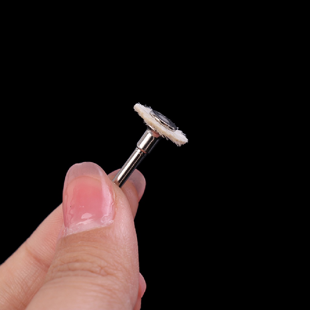 Beyen Roda Poles Wool Cotton Polishing Brushes Polishers Untuk Rotary Tools ID