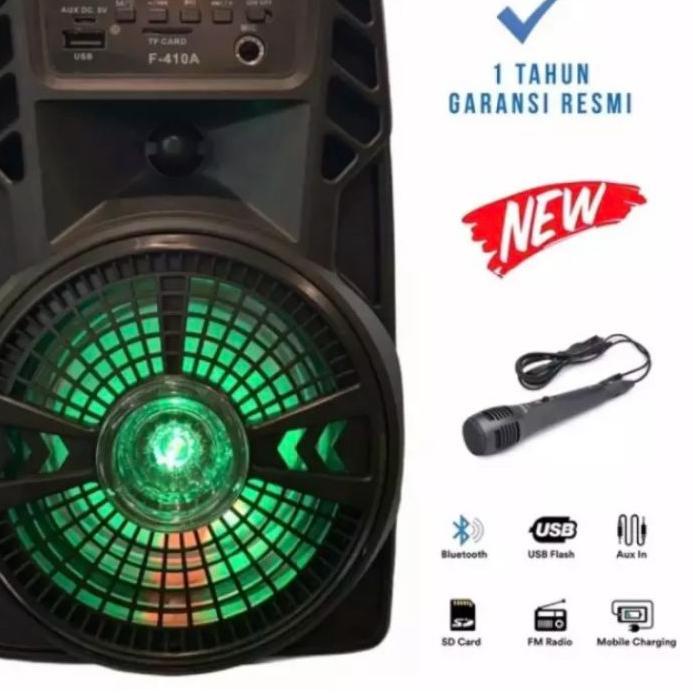 ➳ Speaker Bluetooth XTM-8118/ST-5001 Bonus Mic karaoke player FM Radio digital ✰