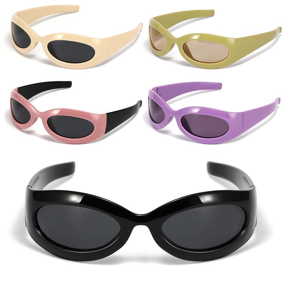 Nanas Kacamata Hitam Wanita Vintage UV400 Eyewear Sports Goggle