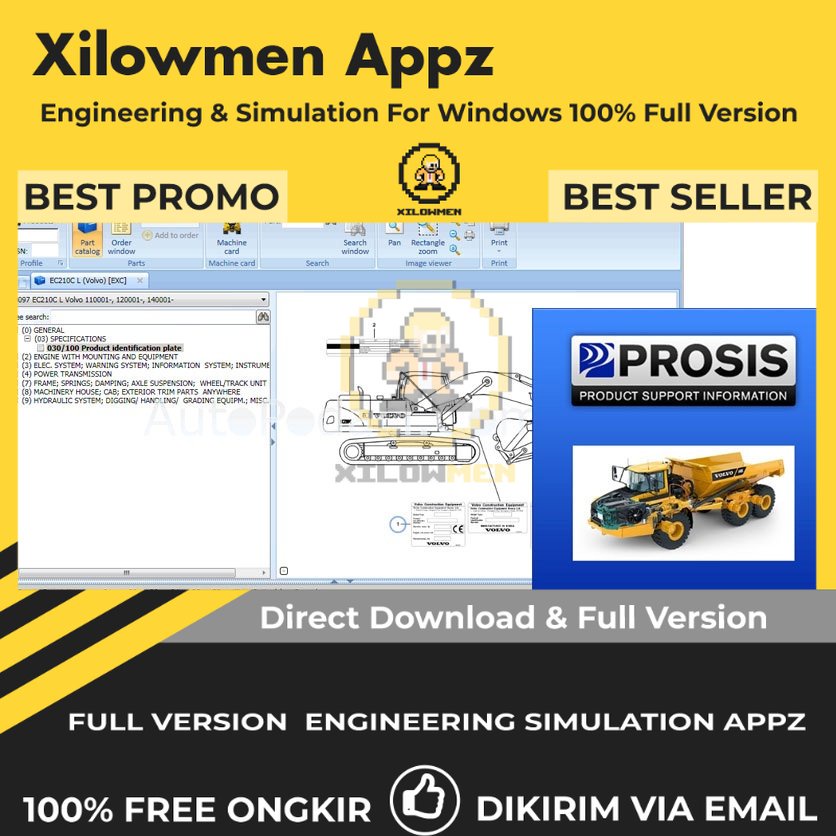 [Full Version] Volvo PROSIS Offline 20 Pro Engineering Software Lifetime Win OS