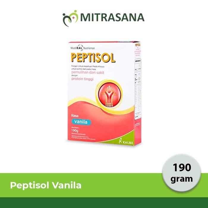 

[ COD ] PEPTISOL COKLAT/VANILA 185 GR - VANILLA