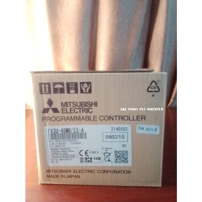Terlaris Plc Mitsubishi Fx3U-48Mr/Es-A Fx3U 48Mr Fx3U-48Mr Original
