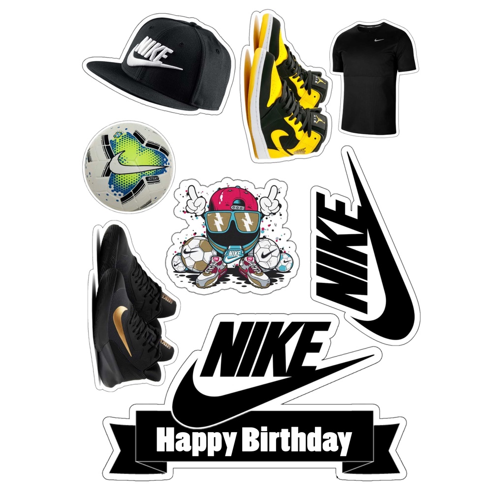 

TOPPER CAKE CUSTOM TOPPER ULANG TAHUN / HIASAN KUE NIKE