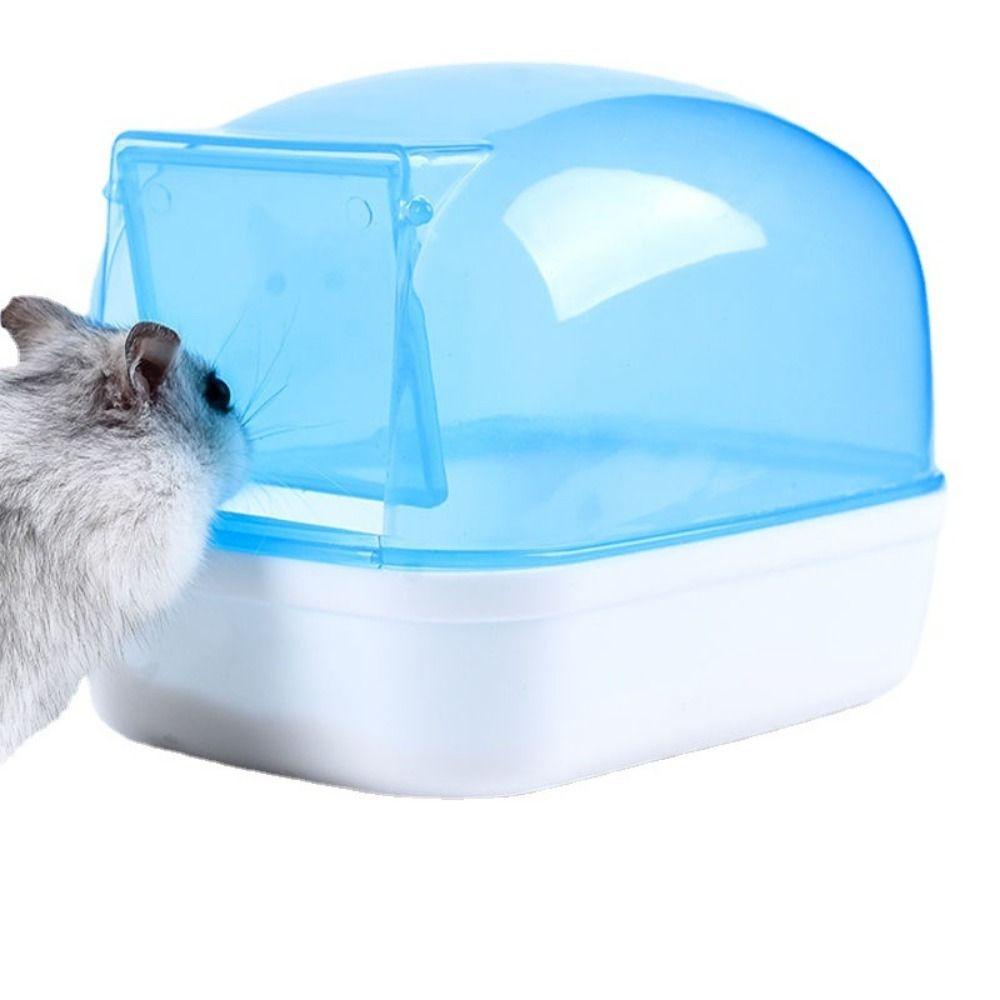 REBUY Rebuy Chinchilla Mandi Kering Kreatif 1PC Portabel Warna-Warni Tahan Debu Tembus Landak Toilet