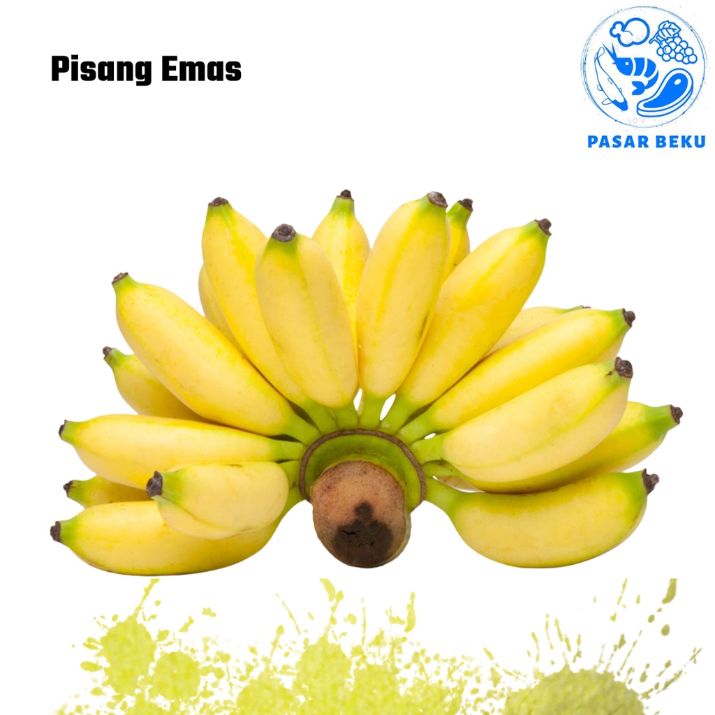 

Pisang Emas Buah Berkualitas Manis Segar Per-Sisir Pasar Beku Padang