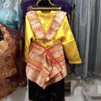 ☝ Baju Adat Aceh Anak TK - SD / Baju Saman Adat Aceh Anak LK/PR ❀
