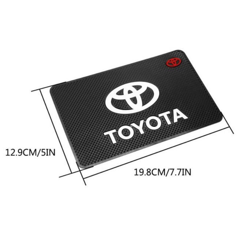 Logo Toyota Anti Slip Dashboard Mobil Cover Anti Slip Dash Mat