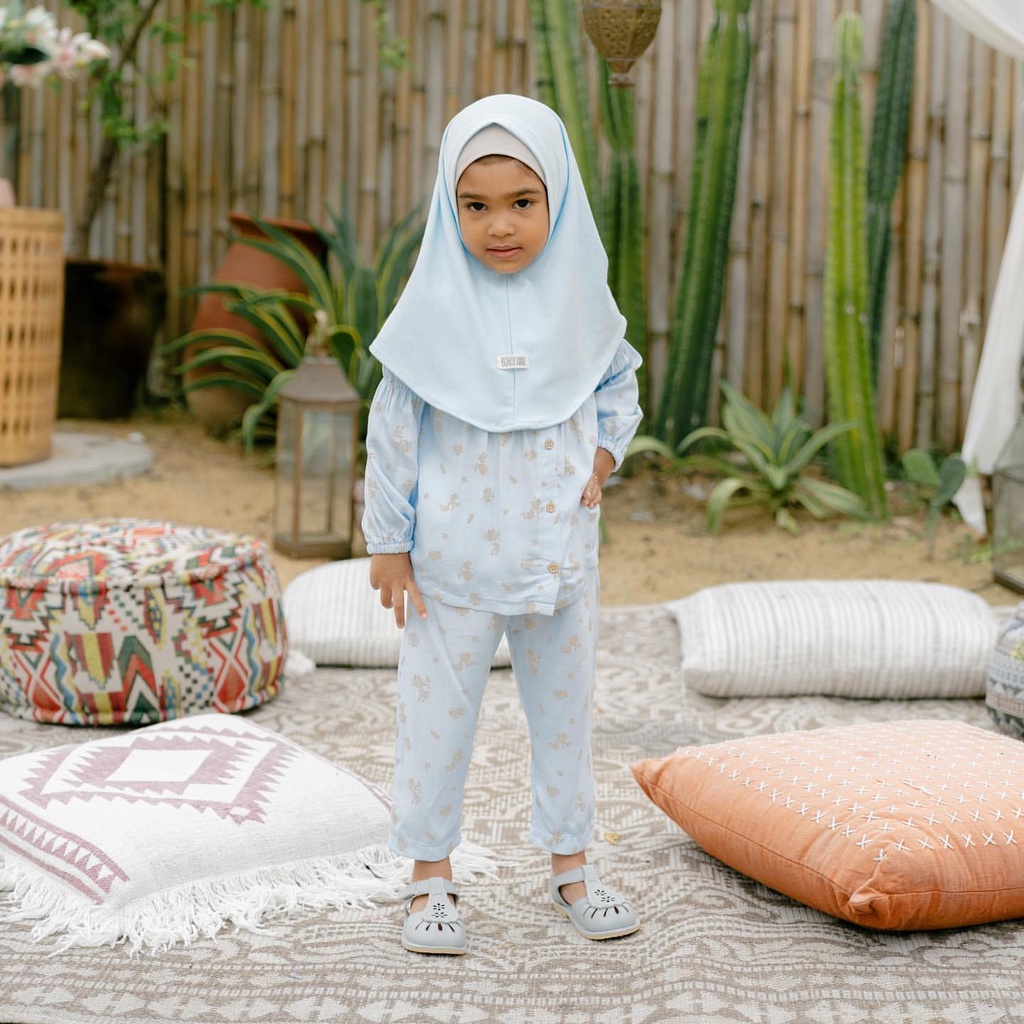 Bohopanna Malika Set+Hijab  // Bohopanna Raya Collection