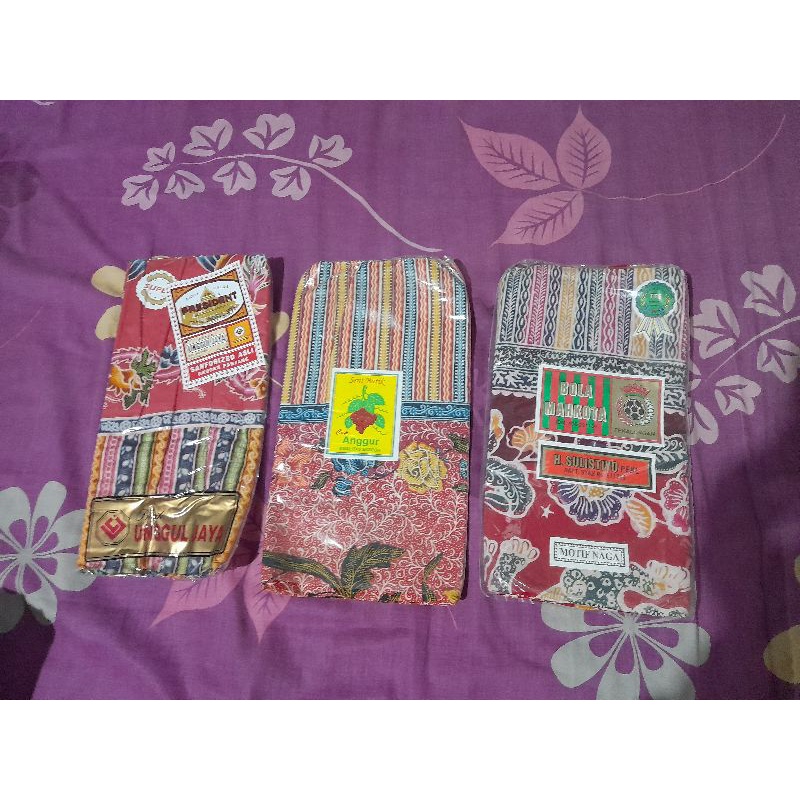 3 kain jarik selendang new ex kado