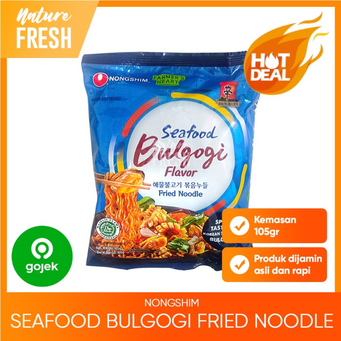 Nongshim Beef Bulgogi / Seafood Bulgogi Fried Seafood