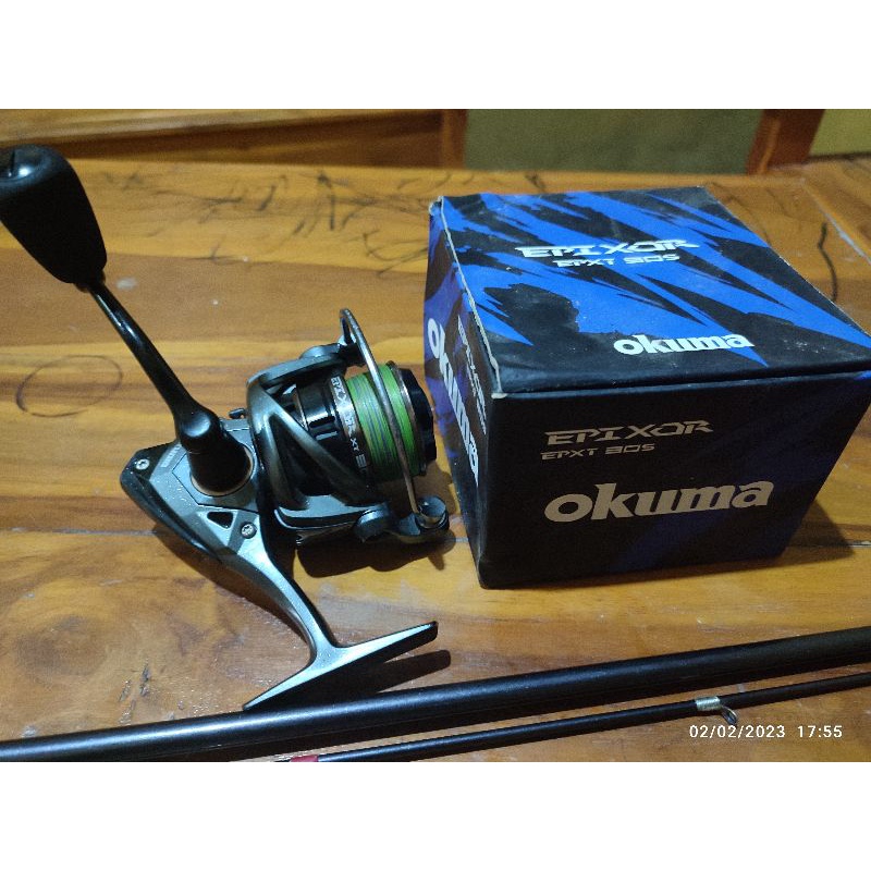 reel okuma epixor xt30s ( SECOND BAIK ) dan PE Jabrik 1.5 full spool
