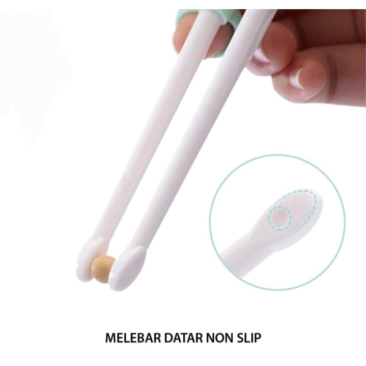 TERLARIS Baby Training Chopstick KARAKTER /Sumpit Belajar Anak Balita BPA FREE