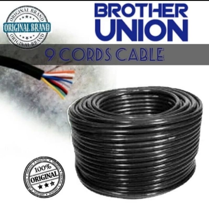 KABEL/CABLE ISI 9C 24AWG BROTHER UNION 100 Meter