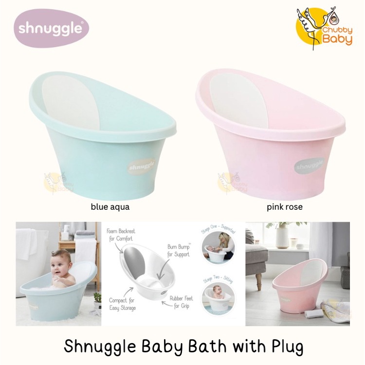 Shnuggle Bath with Plug | Bak Mandi Bayi