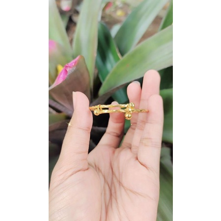Gelang Bangle Anak Emas 6k