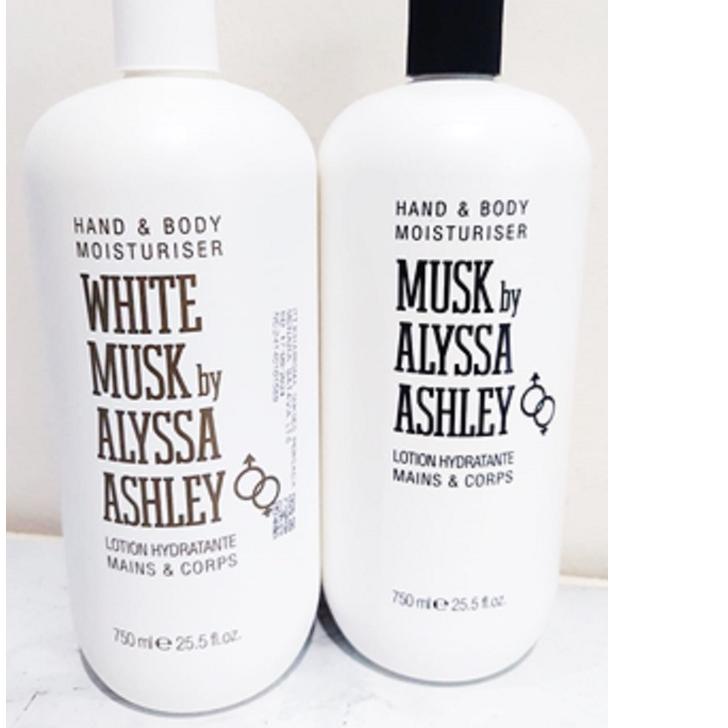 ♫ MUSK ALYSSA ASHLEY LOTION 750ML ORIGINAL  ●