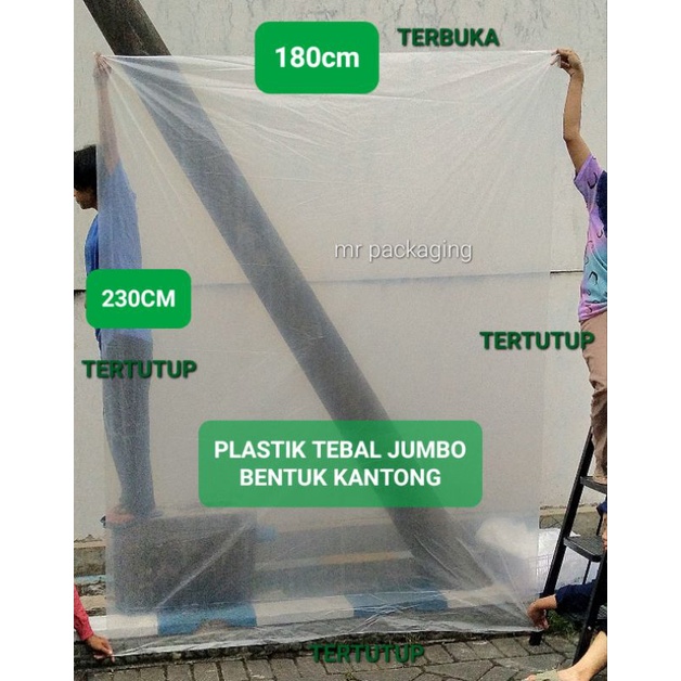 Plastik JUMBO UKURAN TERLENGKAP | Kantong Plastik Besar Kuat | Kresek bening besar | tas laundry | wadah pakaian londry