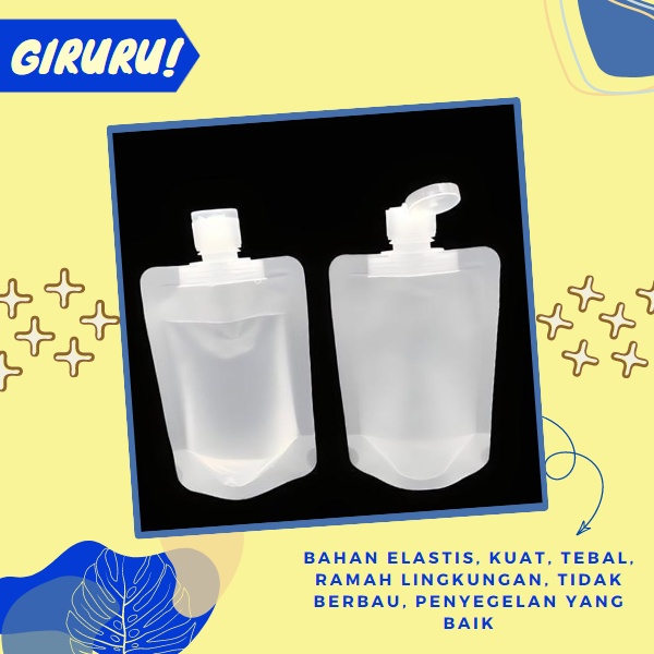 Botol Refill Sabun Cair Travel Plastik Fliptop Travel Organizer / Travel Botol Refill Tempat Sabun Cair Travel Plastik Fliptop Travel Bottle Cosmetic Lotion / 30 / 50 / 100ml Tas Dispenser Lotion Model Lipat Tahan Bocor Corong Untuk Travel Serbaguna Best