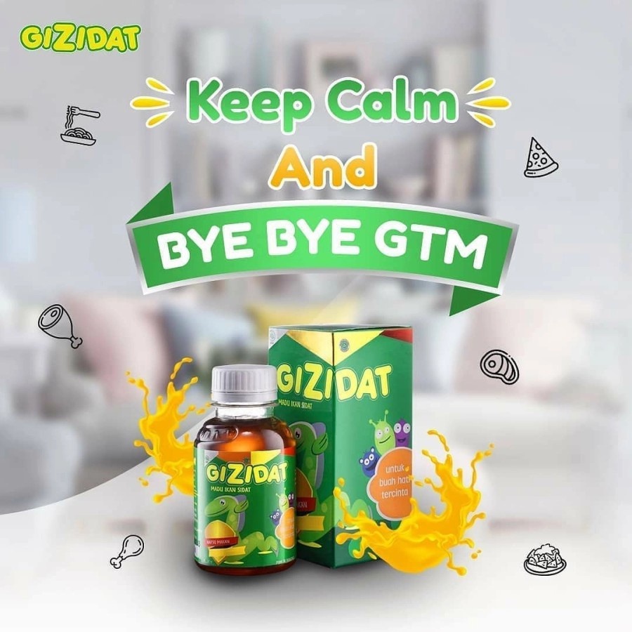 GIZIDAT MADU IKAN SIDAT + TEMULAWAK 130 ML