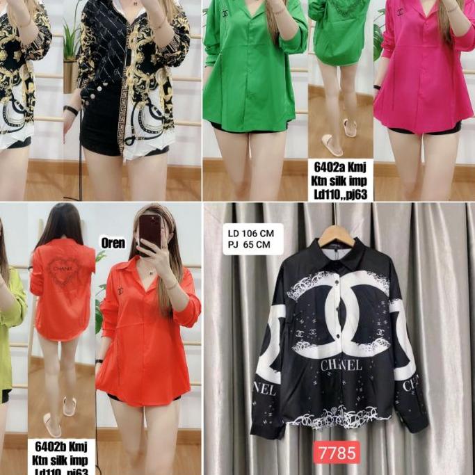 ✺ KEMEJA BANGKOK KATUN SILK IMPORT ✼