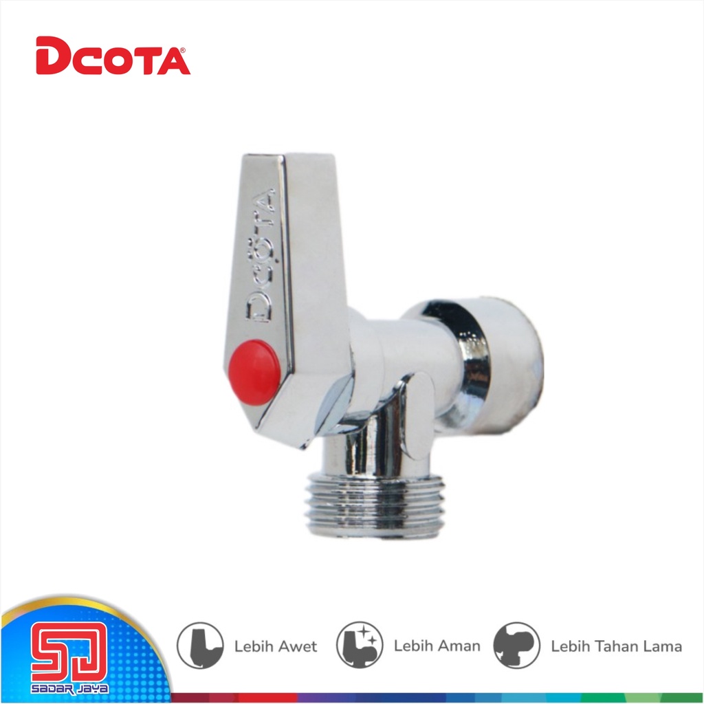 DCOTA DAV 01 Kran Toilet Keran Shower Angle Valve Tembok 1/2&quot;