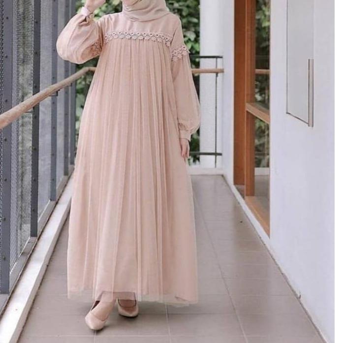 ۝ XC - Maxi Nuraini / Couple Nuraini / Maxi ZOYA / Dress Maxi Tile / Gamis Muslim Terbaru ♫
