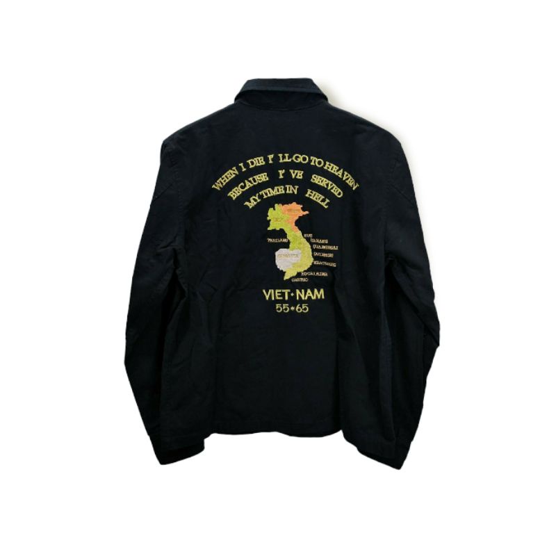 SOUVENIR SUKAJAN JACKET VIETNAM - WORK JACKET VIETNAM MAPS