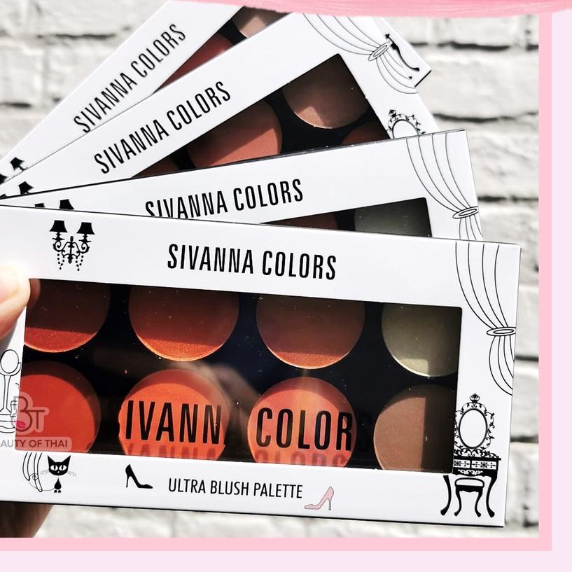 ♛ [ SIVANNA BLUSH ON PALETTE ] SIVANNA COLORS ULTRA BLUSH PALETTE ◘