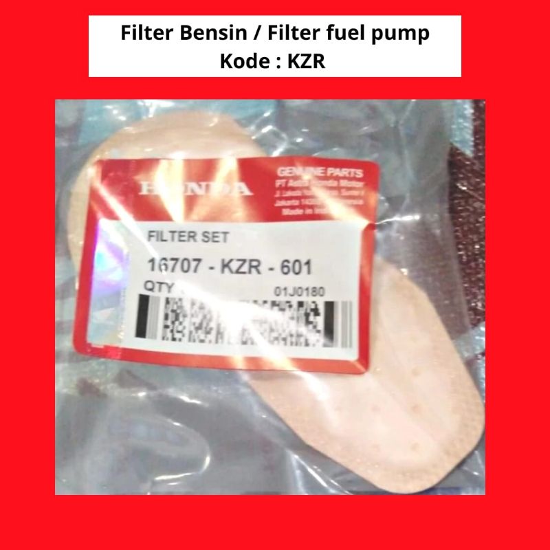 Filter Fuel Pump KZR Vario 125 Old