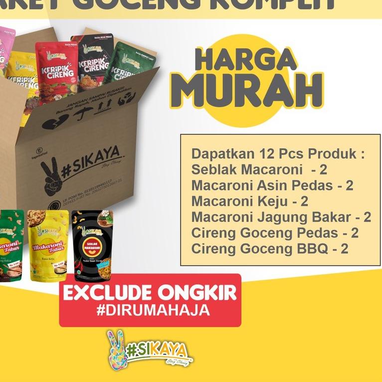 

✭ Paket Goceng Komplit PSBB (Promo Saat Butuh Berhemat)-Sikaya ♫