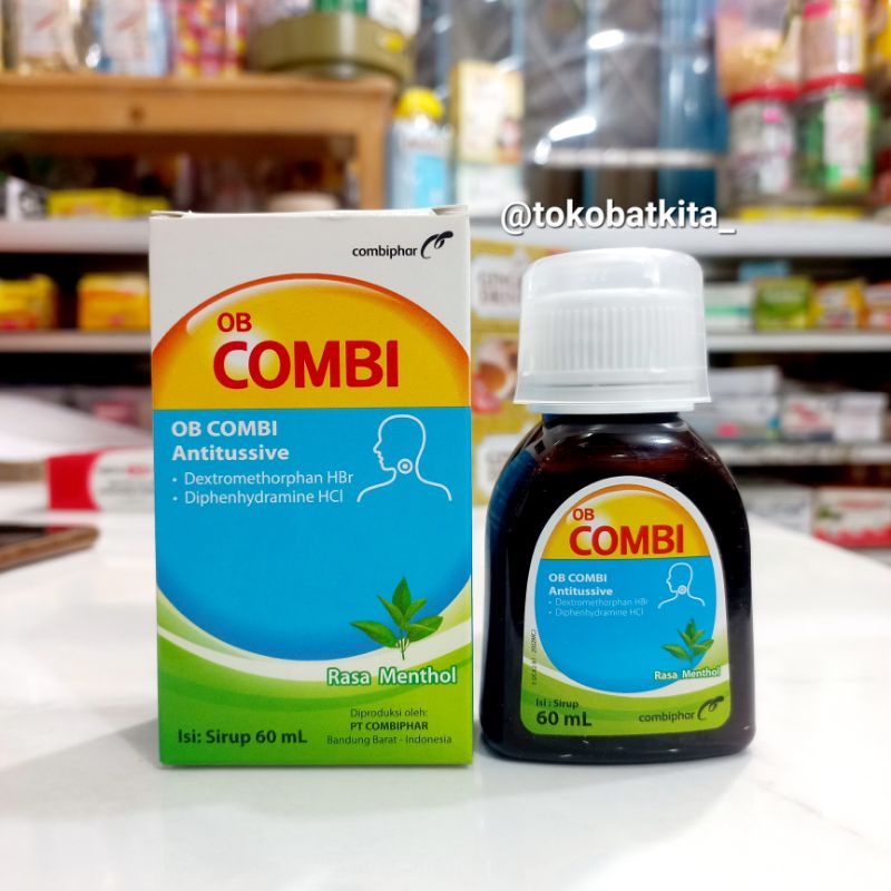 [TERBARU] OBH COMBI 60ML / BATUK KERING TIDAK BERDAHAK ANTITUSSIVE / TIDAK ADA DAHAK / SAKIT TENGGOR