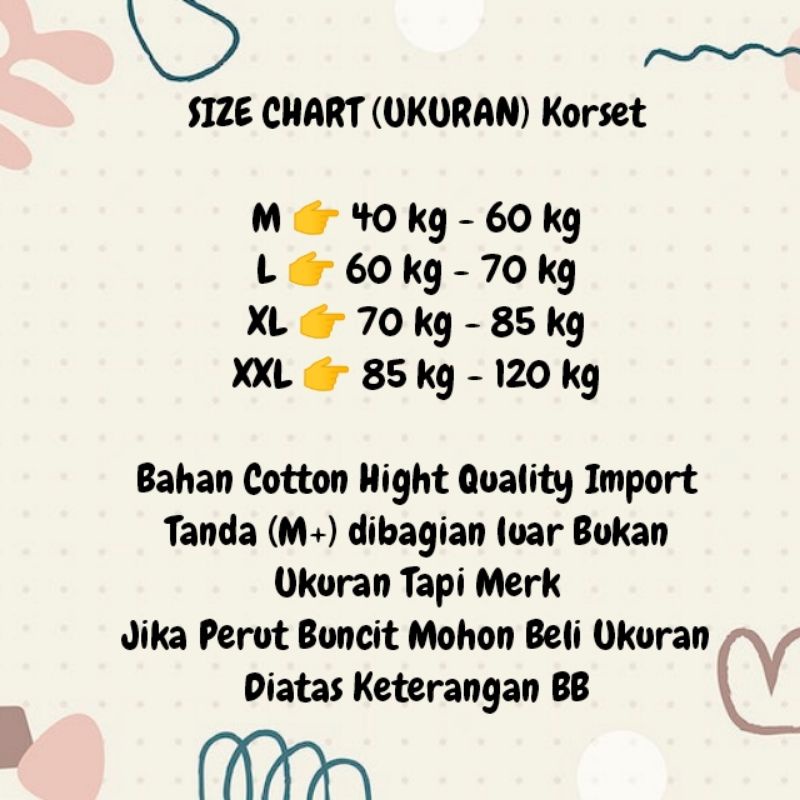 Korset Import Korset Pengecil Perut Buncit / Perut Setelah Melahirkan / Korset Pelangsing/Korset Melar/Korset Wanita/Korset Kancing