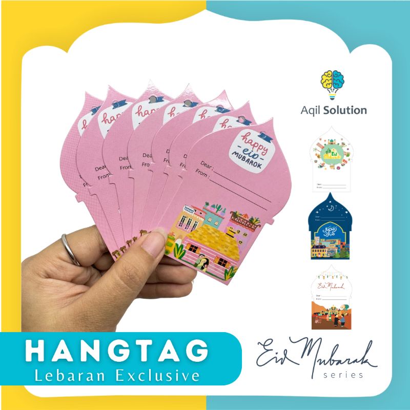 (20pcs FREE Tali) Hangtag Lebaran Exclusive, Hangtag Ramadhan Eid Series