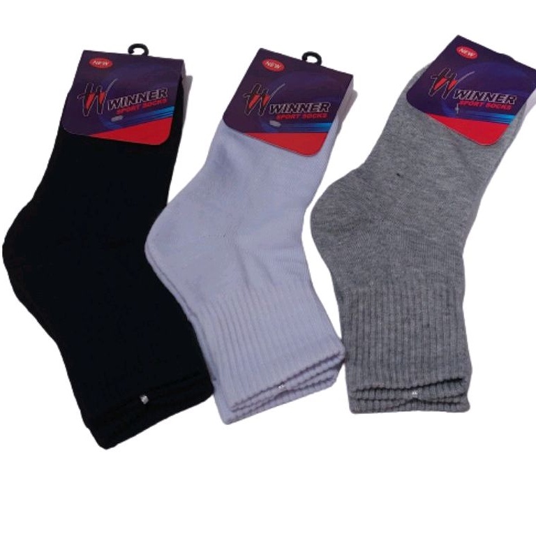 1.pasang.kaos.kaki.sport.tery/tebal.polos.3/4.diatas matakaki.unisex.Dewasa