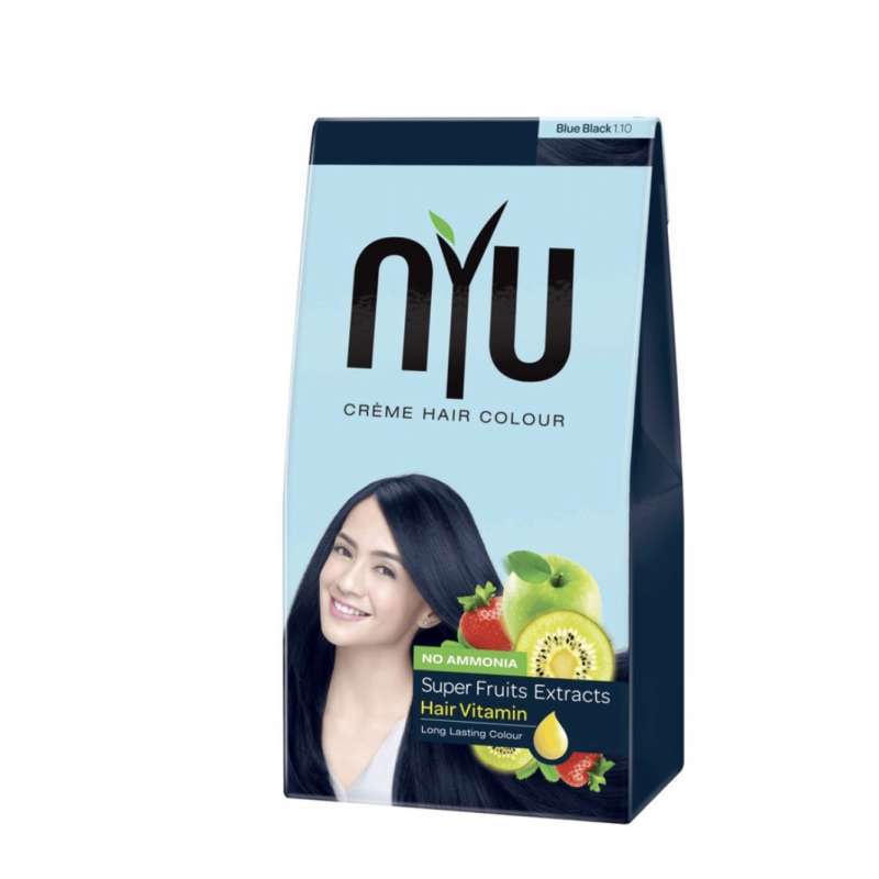 NYU HAIR COLOUR BLUE BLACK