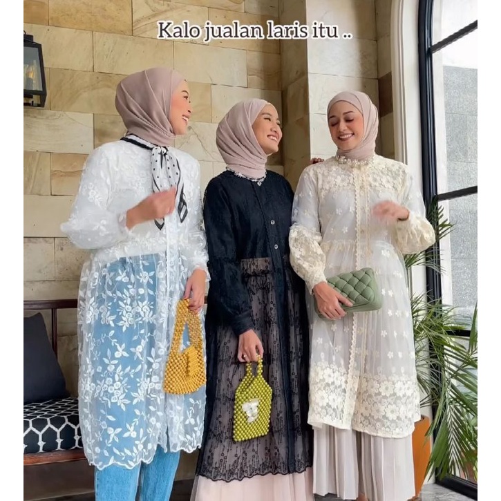 MIDI ORGANZA | ARUMI BLOUSE | AIMEE PATTERN | GANTARI DRESS BY HAIDEEORLIN HAIDEE