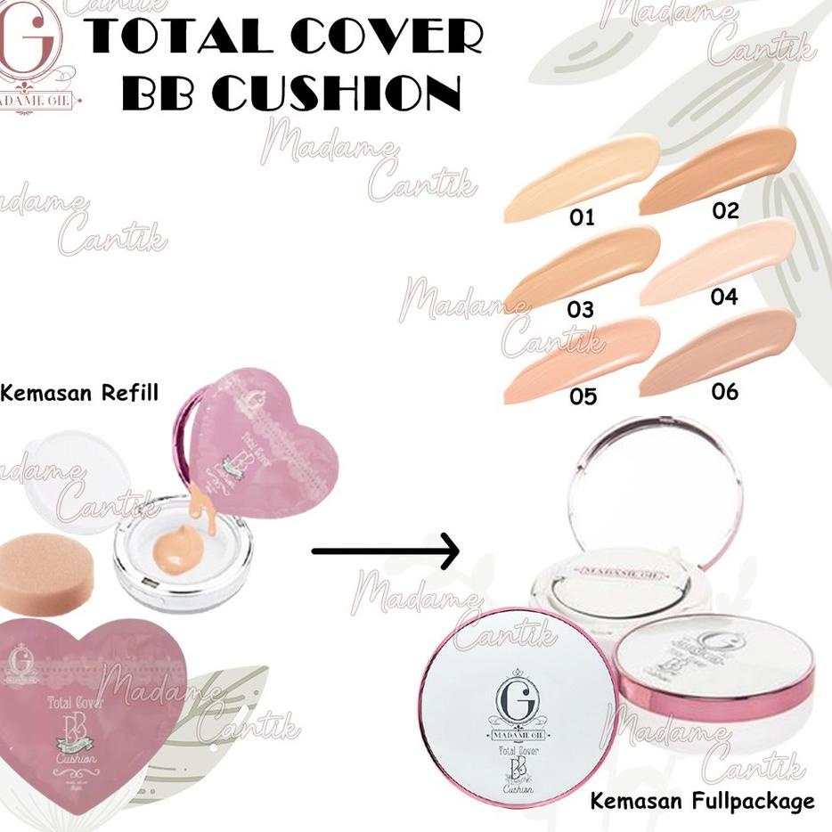 ➳ ✿ MADAME ✿ MADAME GIE TOTAL COVER BB CUSHION / BB CUSHION FULL REFILL COVER ℮