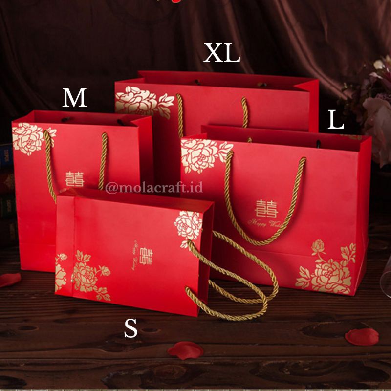 

Paperbag Married Premium/Paperbag nikah/ Paperbag 囍