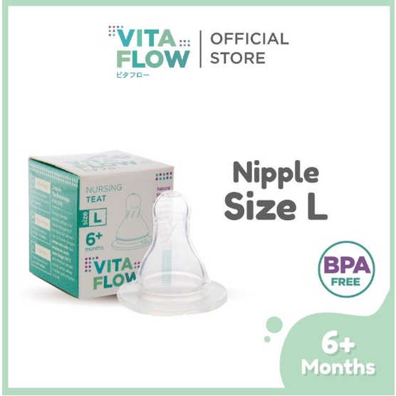 Vitaflow Silicone Nipple | Dot Ulir