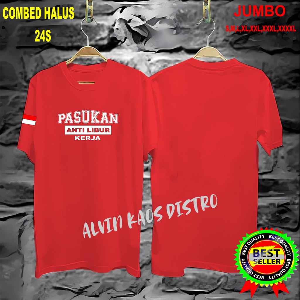 APPS Promo Diskon Kaos BENDERA PASUKAN ANTI LIBUR Kaos Terlaris Kualitas Terjamin/Kaos MurahKaos katun/Pakaian Pria pakaian Wanita/Kaos Distro Pria/Kaos Pakaian Pria Kaos Promo/Best Seller