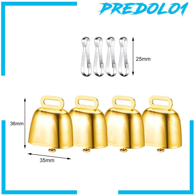 [Predolo1] Lonceng Merumput Ornamen Lonceng Sapi Bahan Metal Kecil Untuk Perlengkapan Hewan Peliharaan Kuda Ternak