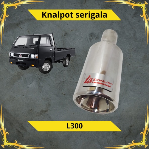 Knalpot srigala L300 solar bensin original LK exhaust