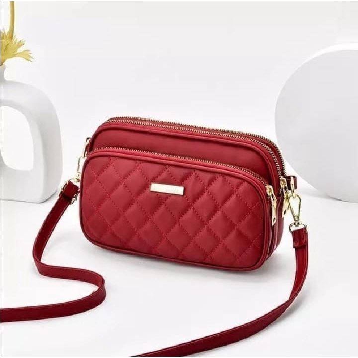 Diobrale - Tas Selempang Wanita Mini Kekinian Elegant Simple Slingbag Tas Handphone Dompet Pocket