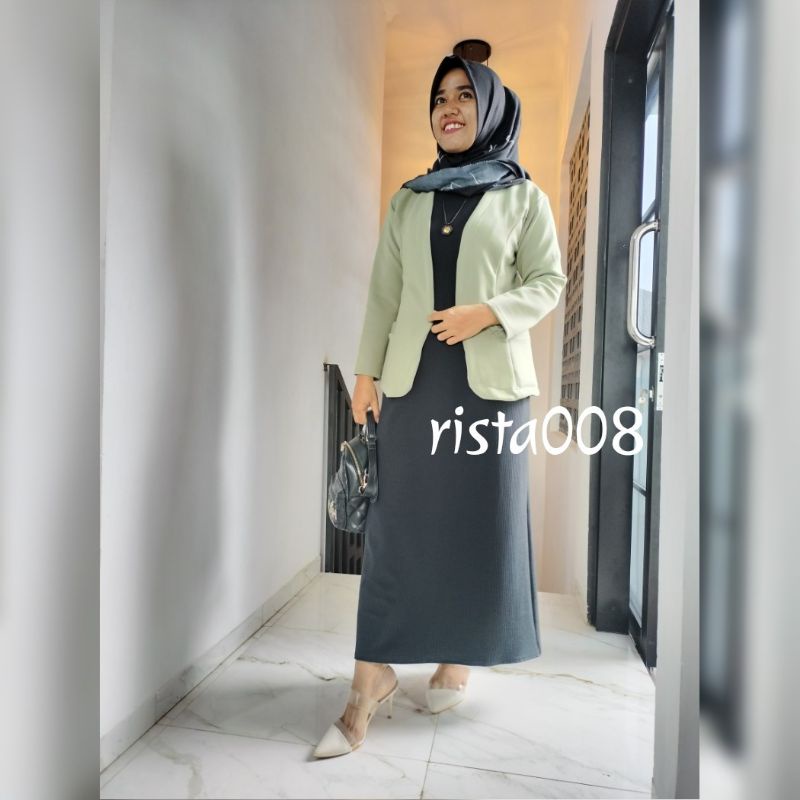 ONE SET NABILA BLEZER INNER DRESS KNIT